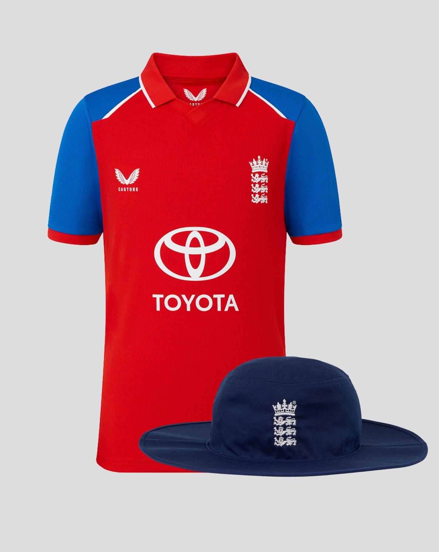 England Cricket Junior 26/27 T20 Shirt And Hat Bundle - Worth £100