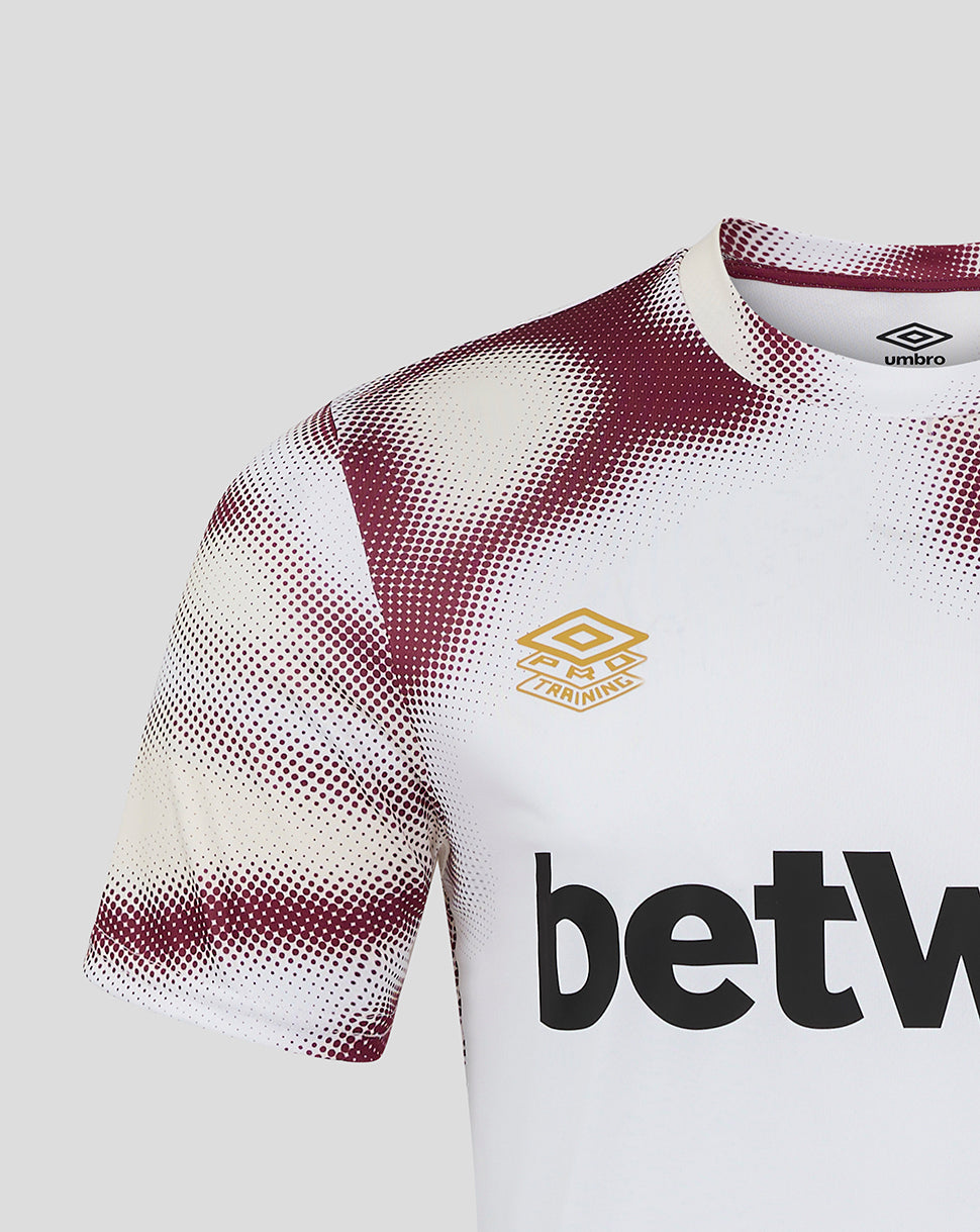West Ham 24/25 Men's Warm Up Jersey - White