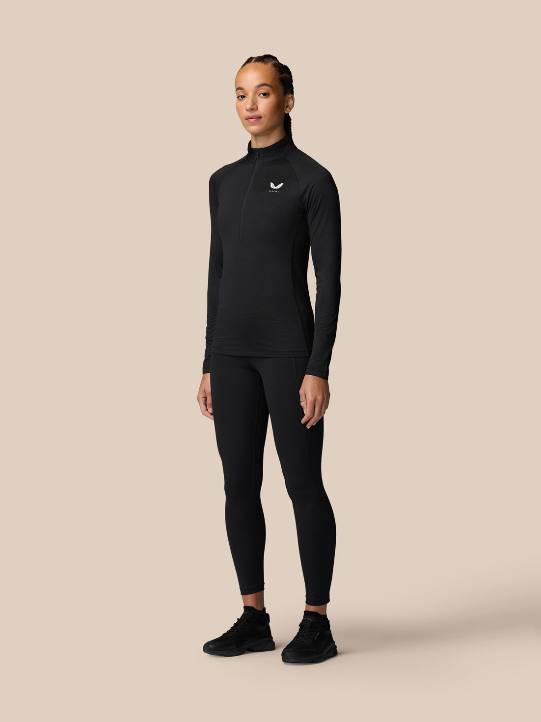 Adapt Training 1/2 Zip Top - Black