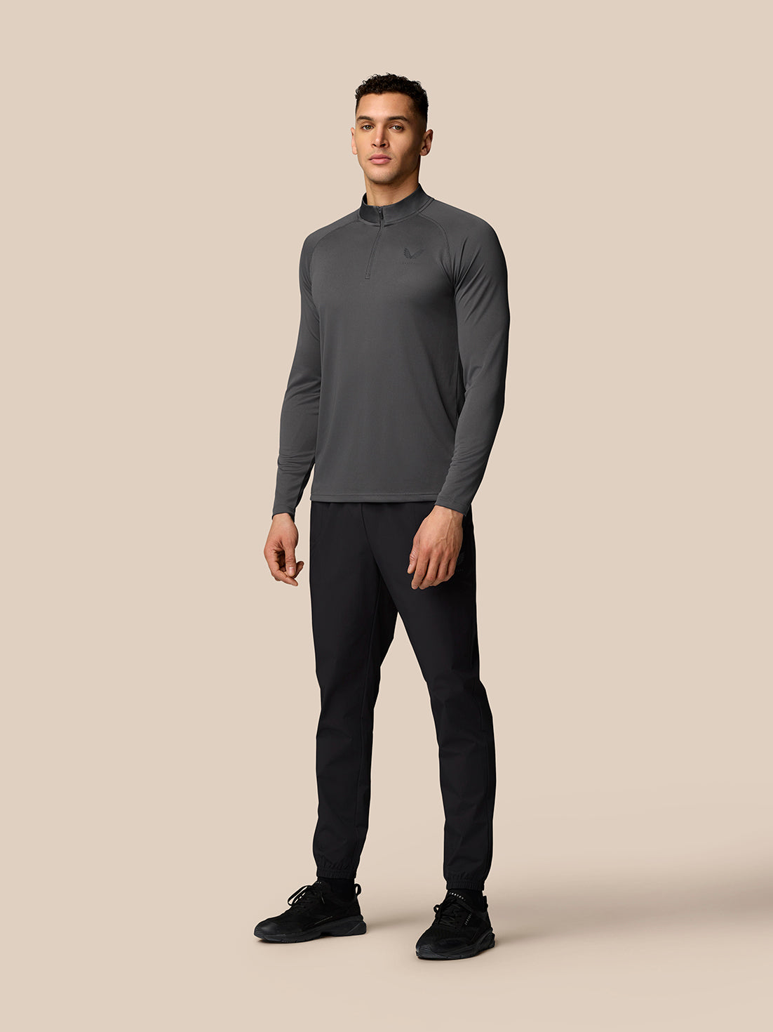 Adapt Training 1/4 Zip Top - Gunmetal