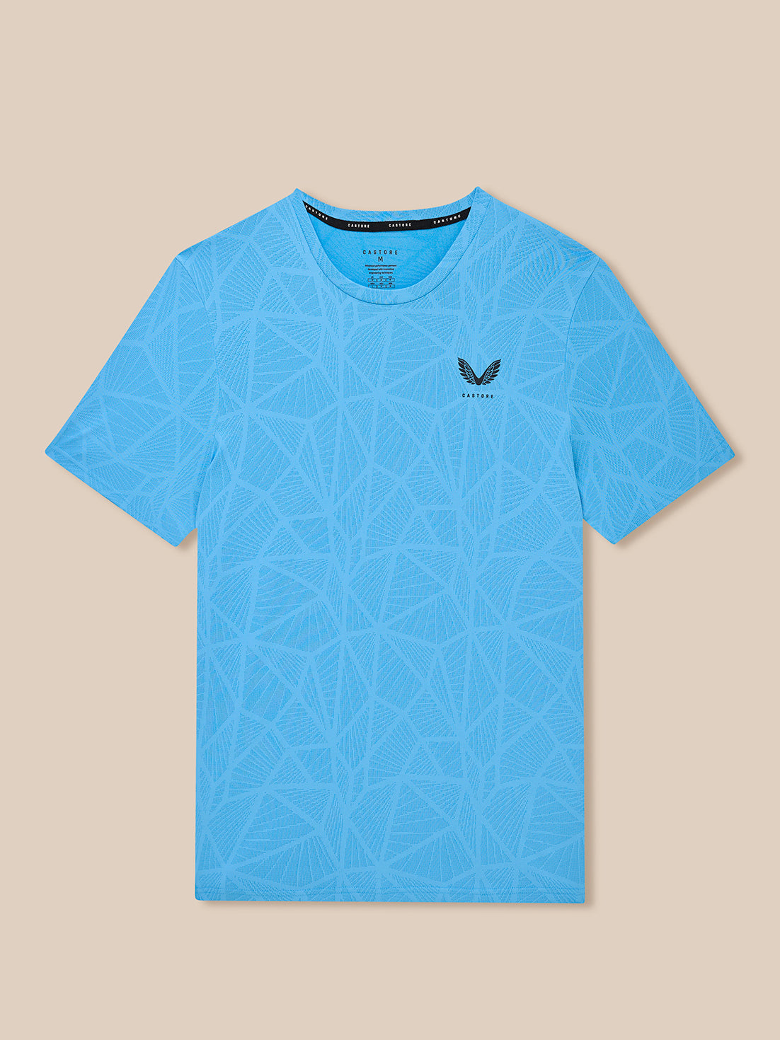 Flow Training Engineered Knit T-Shirt - Cool Blue/Black