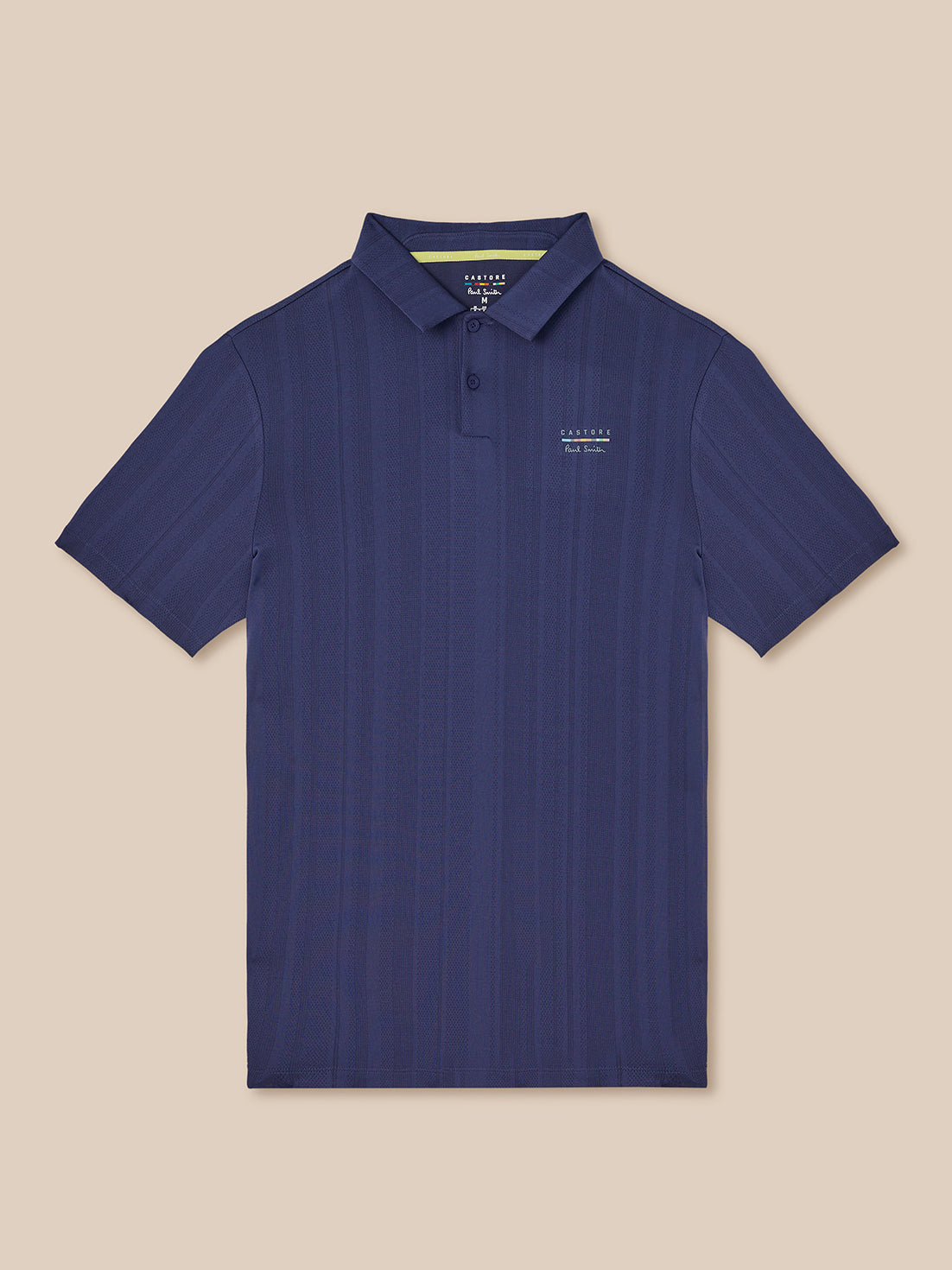 Men’s x Paul Smith Performance Engineered Knit Polo Top - Navy