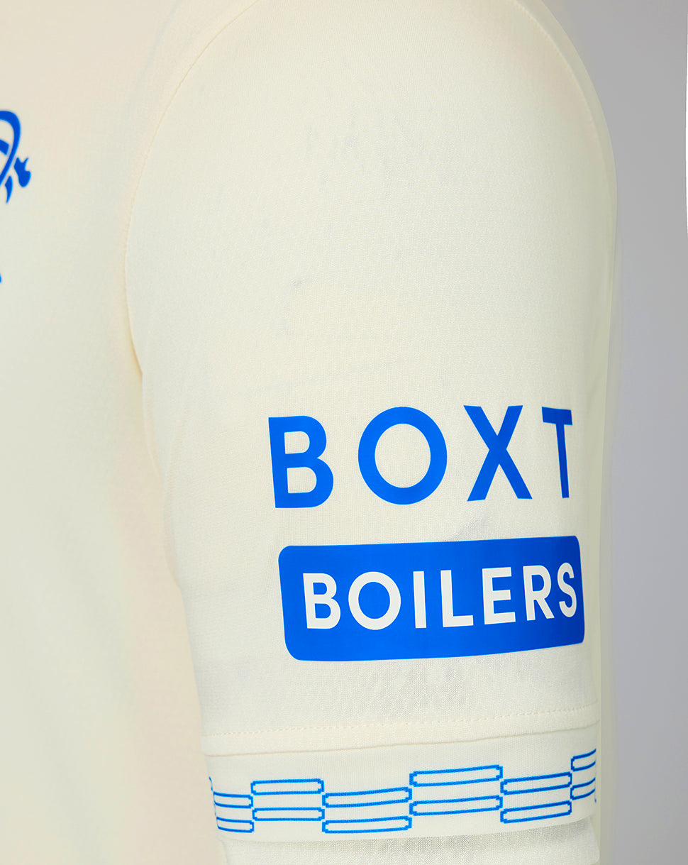 Shirt with 'BOXT BOILERS' branding on a white background