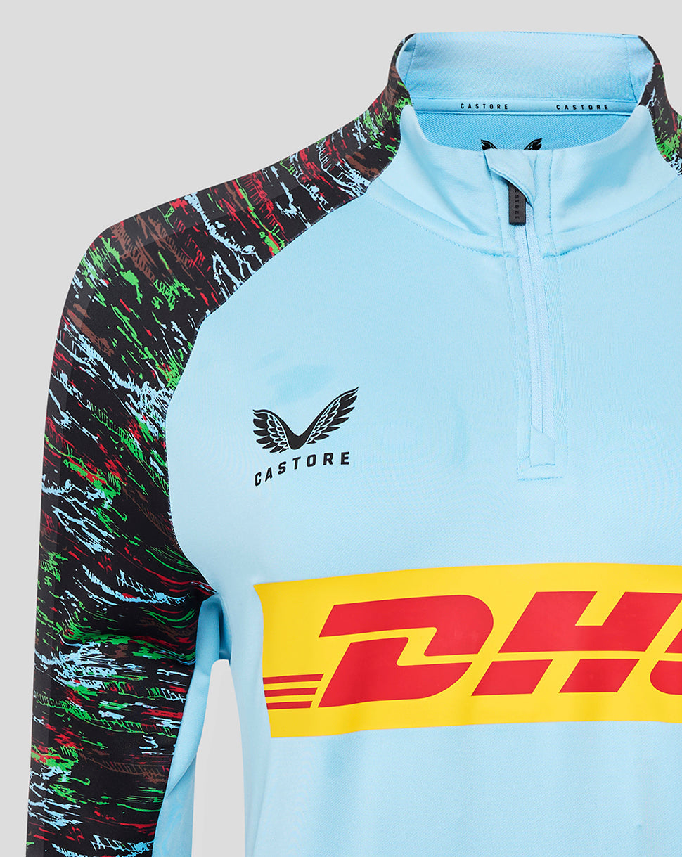 Harlequins Women's 25/26 Training 1/4 Zip - Sky Blue