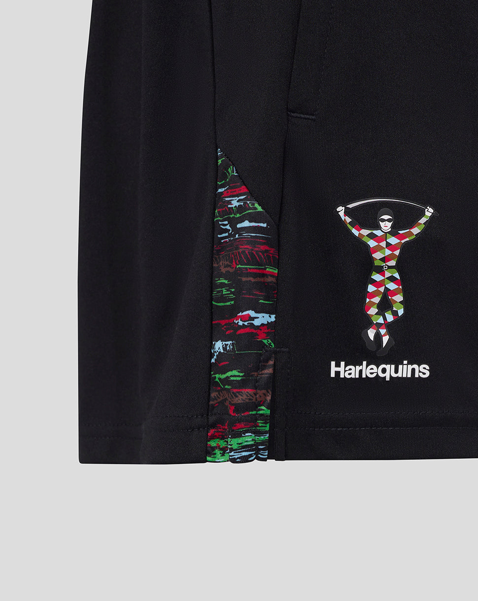 Harlequins Women's 25/26 Training Knit Shorts - Caviar