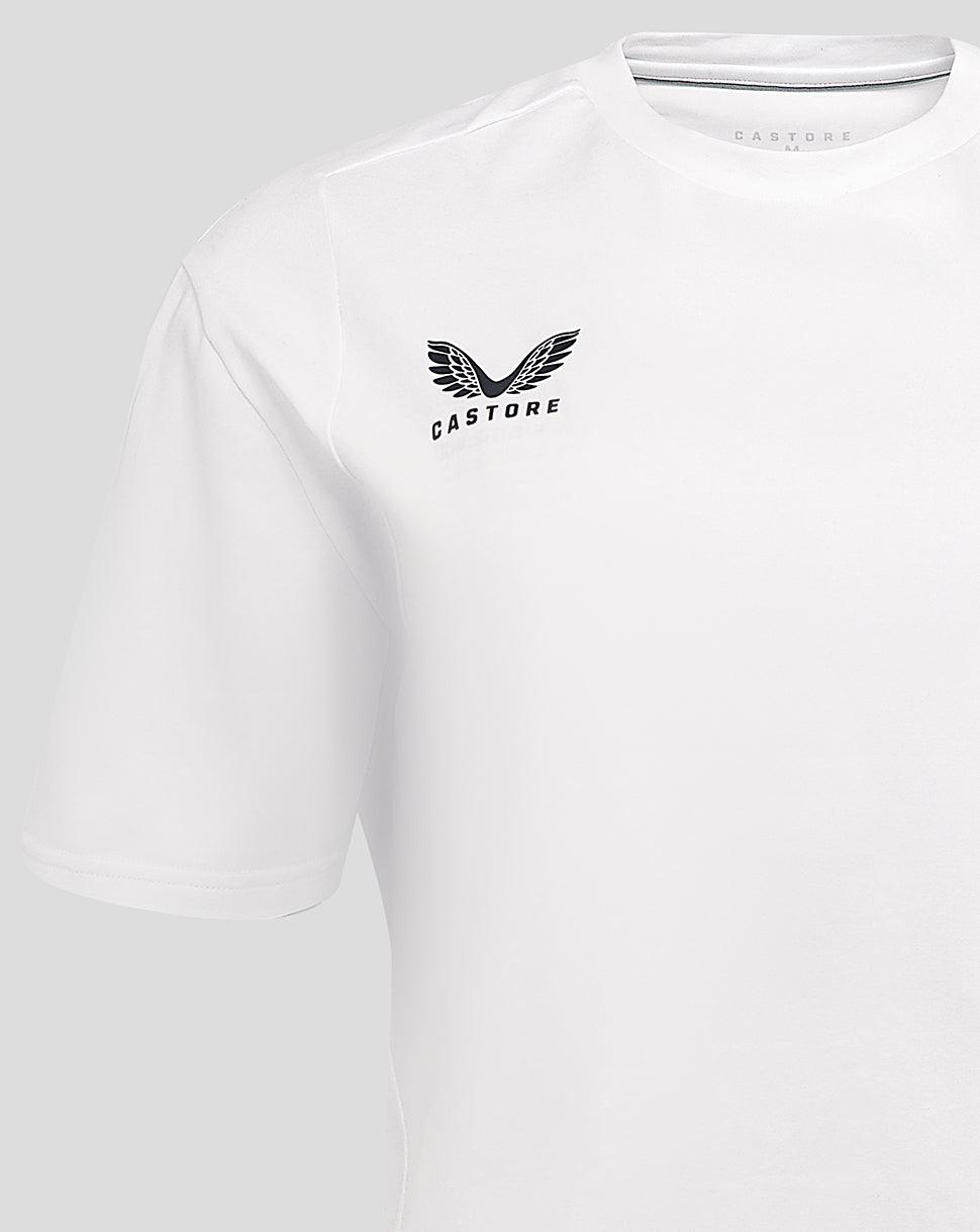 England Rugby Women's 25/26 Travel Short Sleeve Tee - Brilliant White