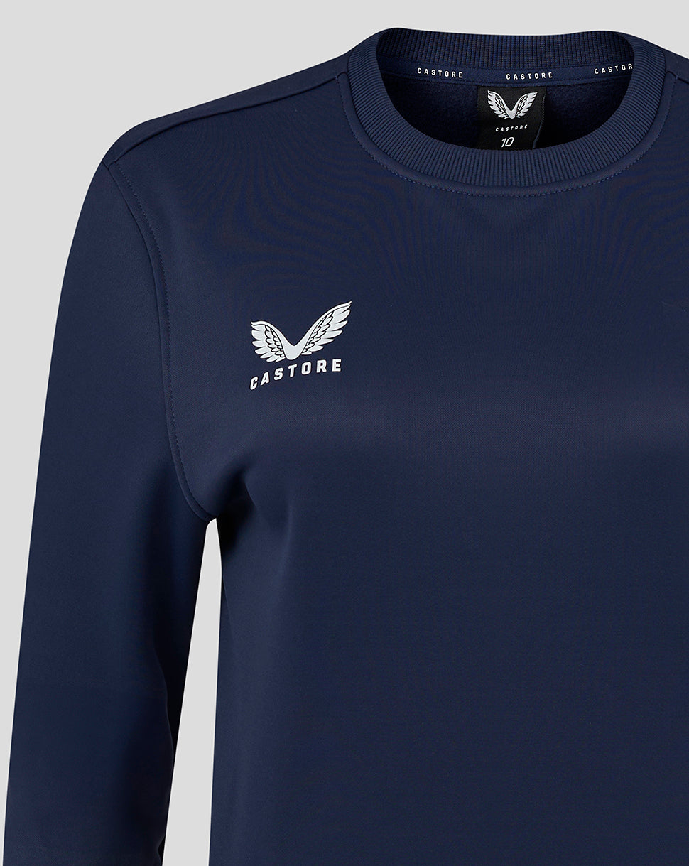 Womens Brushback Sweatshirt - Peacoat