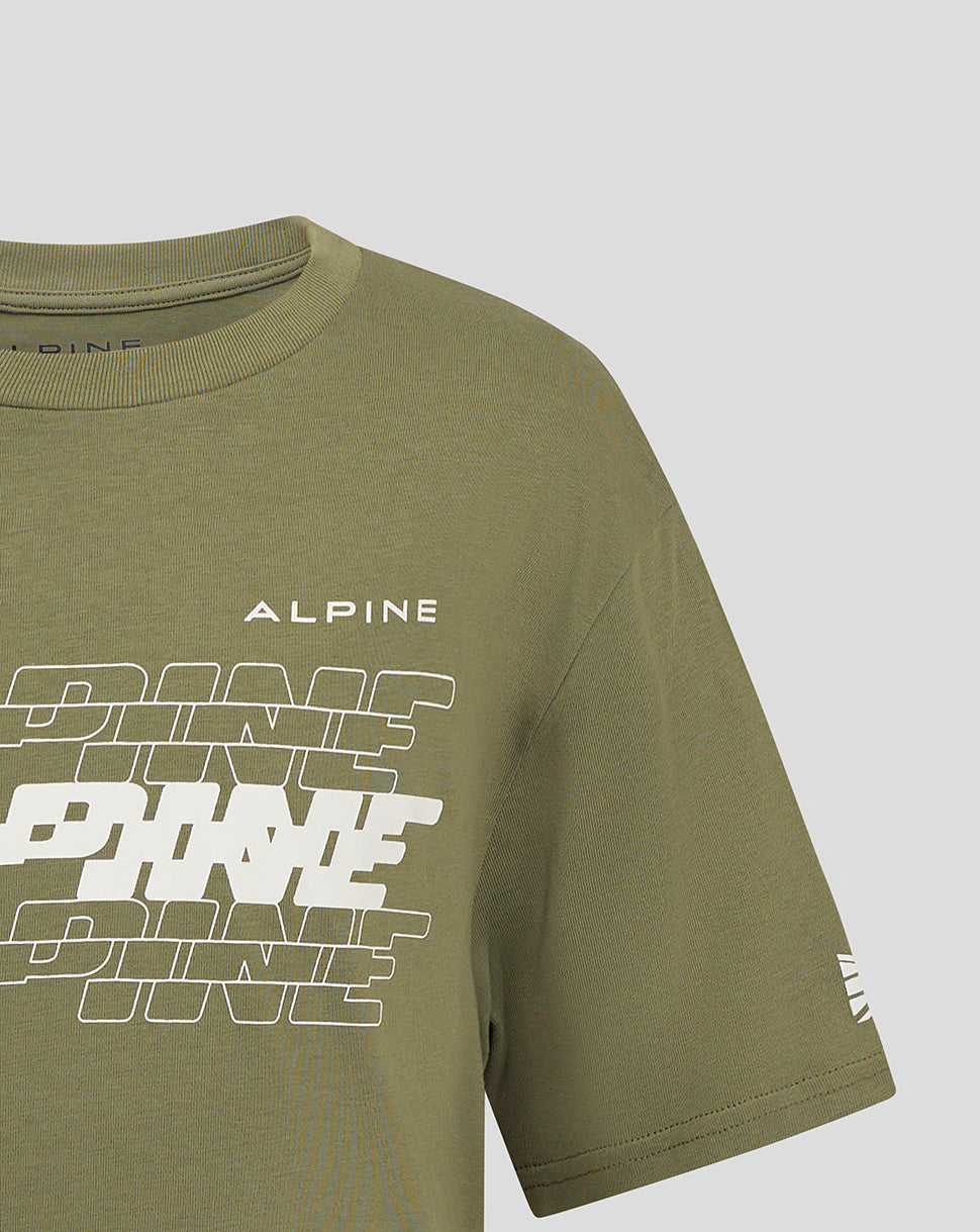 BWT Alpine Formula 1 Team Silverstone Junior T-Shirt - Green
