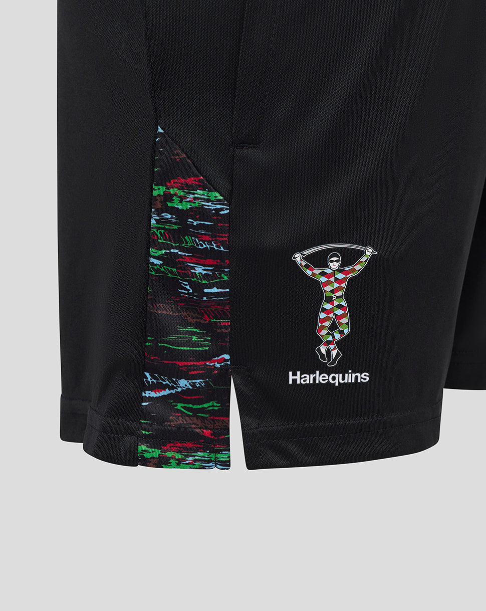 Harlequins Junior 25/26 Training Knit Shorts - Caviar