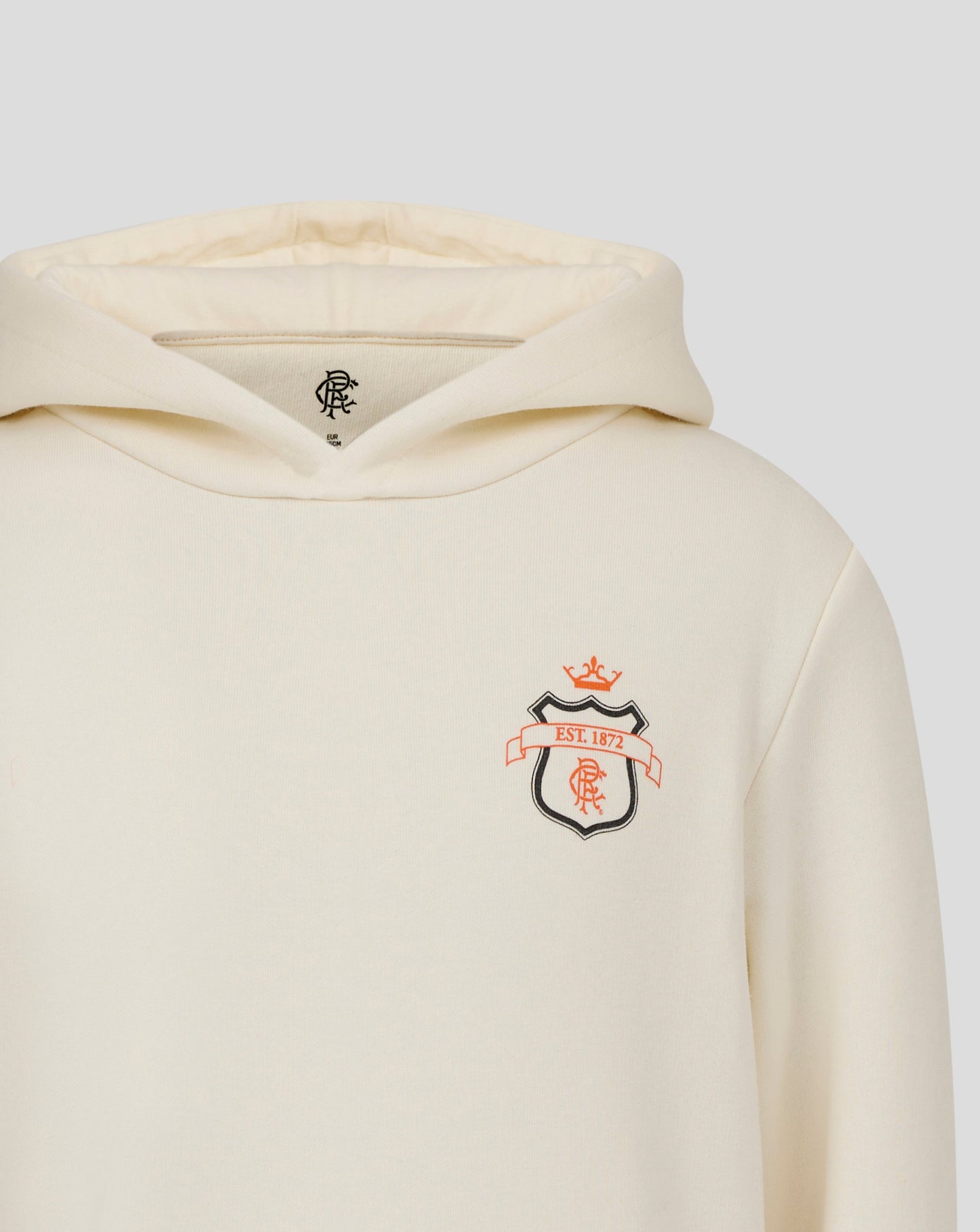 Rangers Junior 25/26 Contemporary Hoodie - Egret
