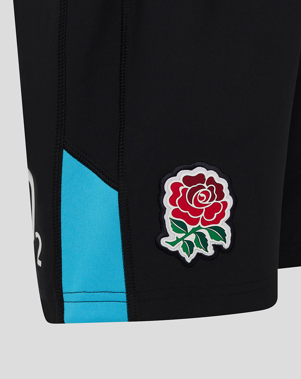 England Rugby 25/26 Alternate Replica Short Junior - Caviar/Swim Cap