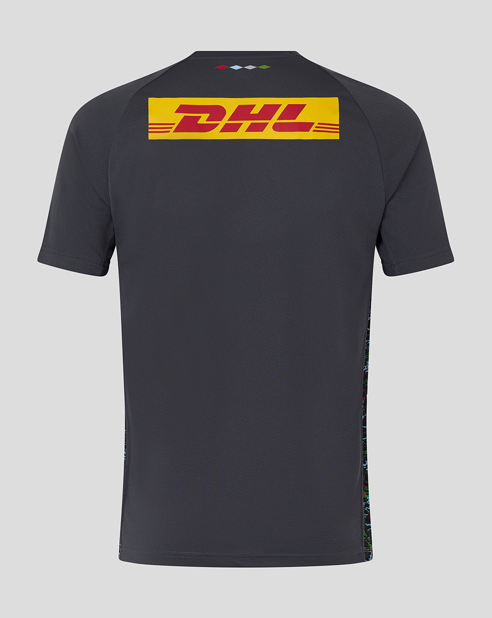 Harlequins Men's 25/26 Training Short Sleeve Tee - Ebony