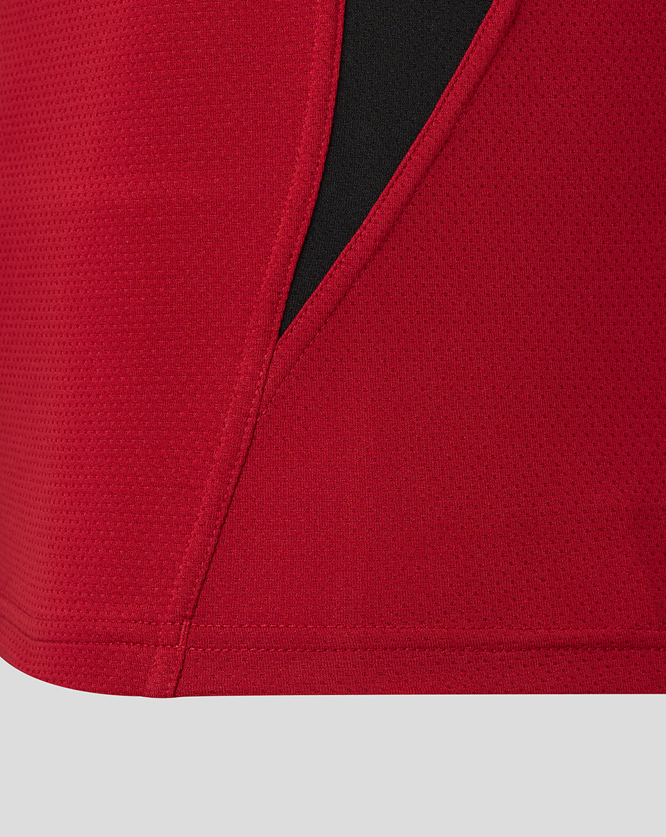 Saracens Men's 25/26 Training Long Sleeve Tee - Rhythmic Red