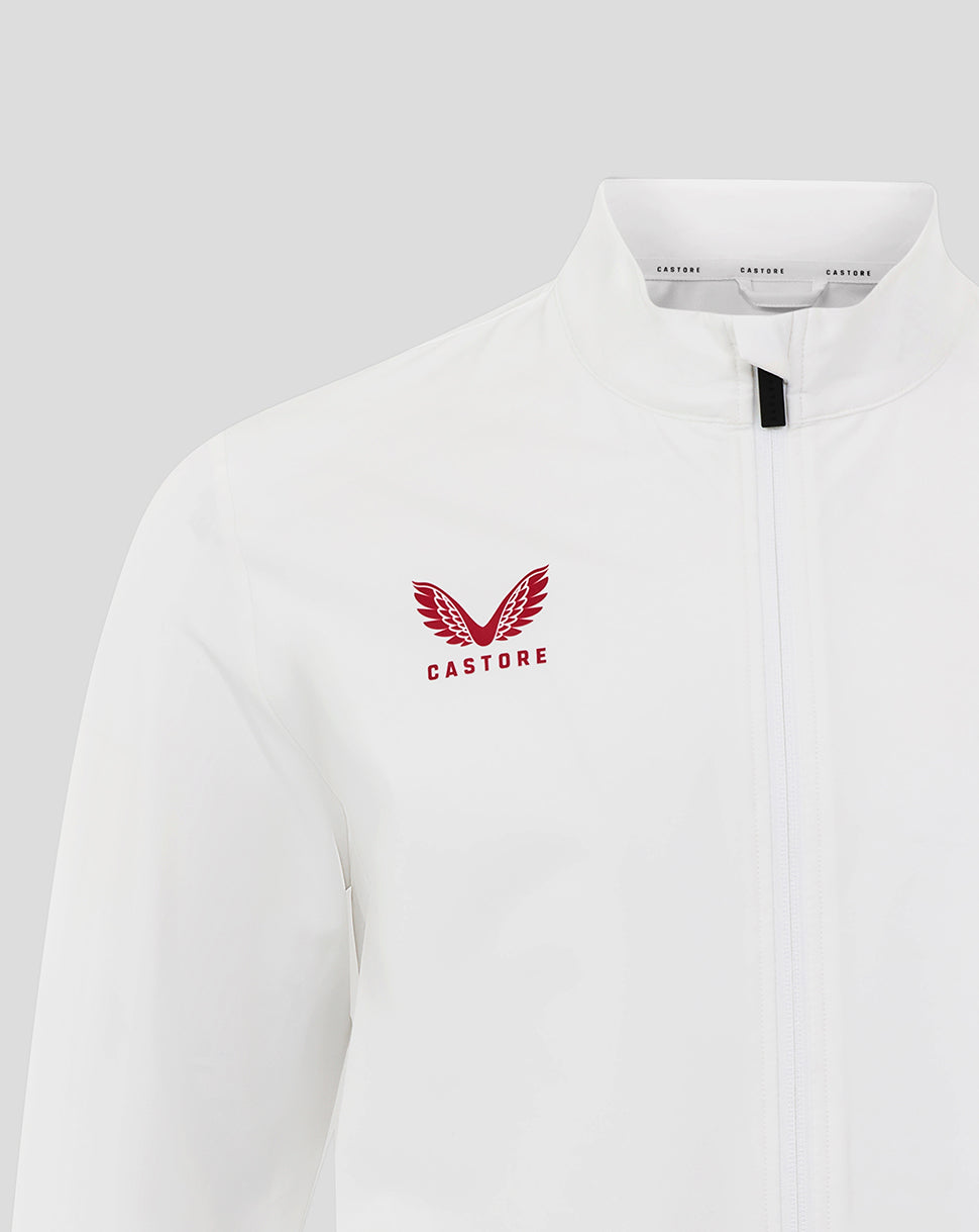 England Rugby Men's Long Sleeve Anthem Jacket O2 – Brilliant White
