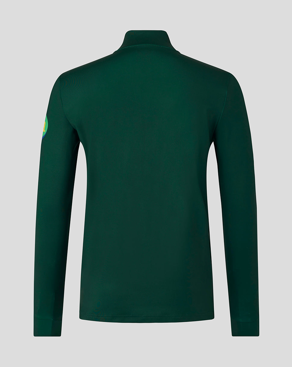Leicester Tigers Men's 25/26 Training Quarter Zip - Dark Green