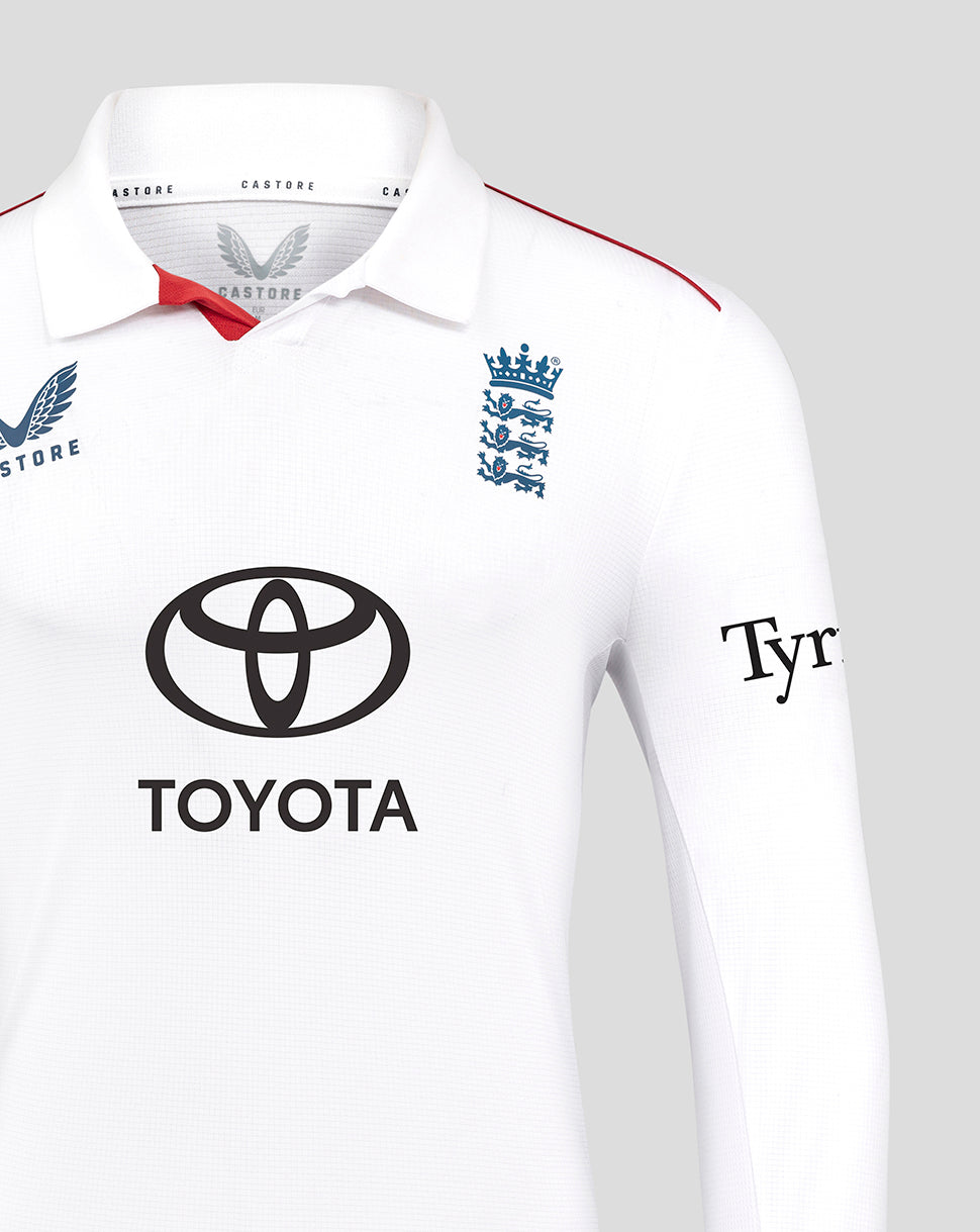 England Cricket Men's 26/27 Test Pro Long Sleeve Shirt