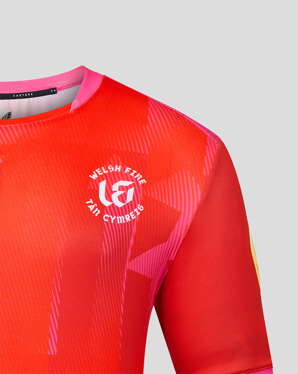 Welsh Fire The Hundred Mens 2026 Short Sleeve Stretch Jersey