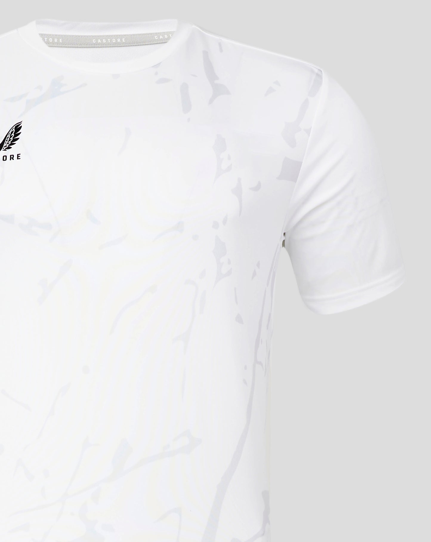 Marble Printed Training Tee - Brilliant White/ Allure