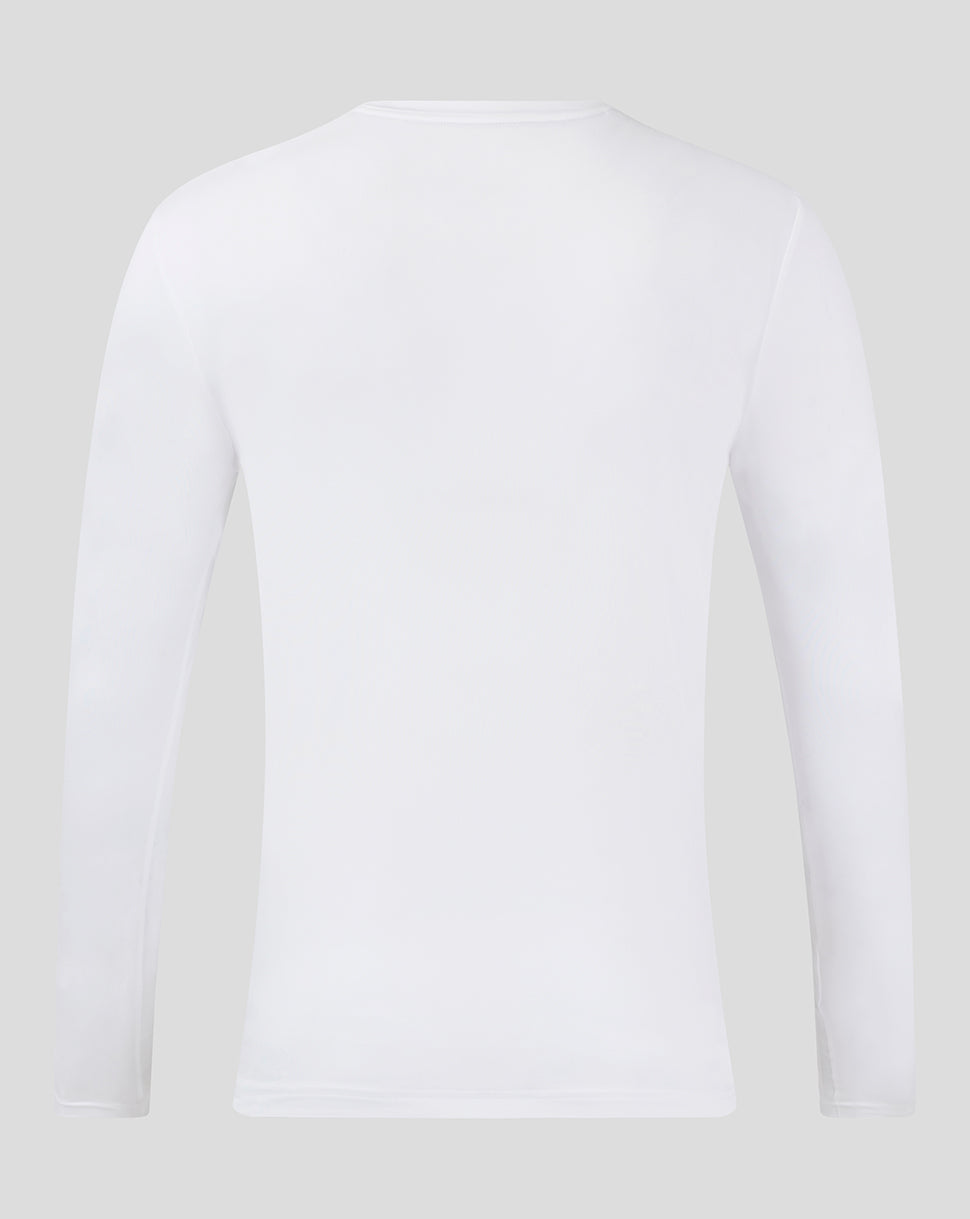 LS Dots Printed Training Tee 2 - Brilliant White/ Arctic Ice