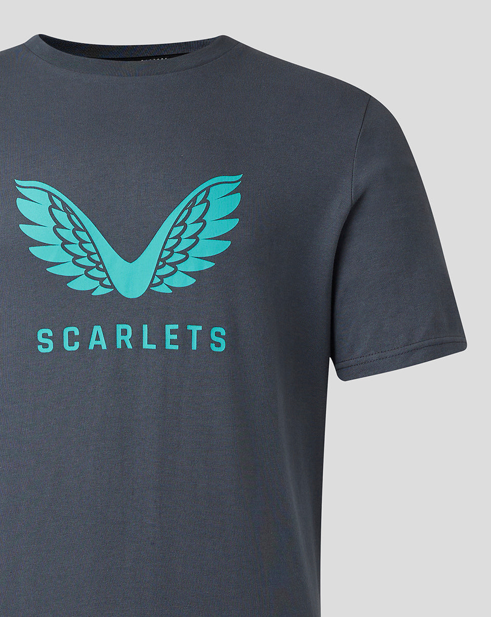 Scarlets Mens 23/24 Cotton Logo T-Shirt