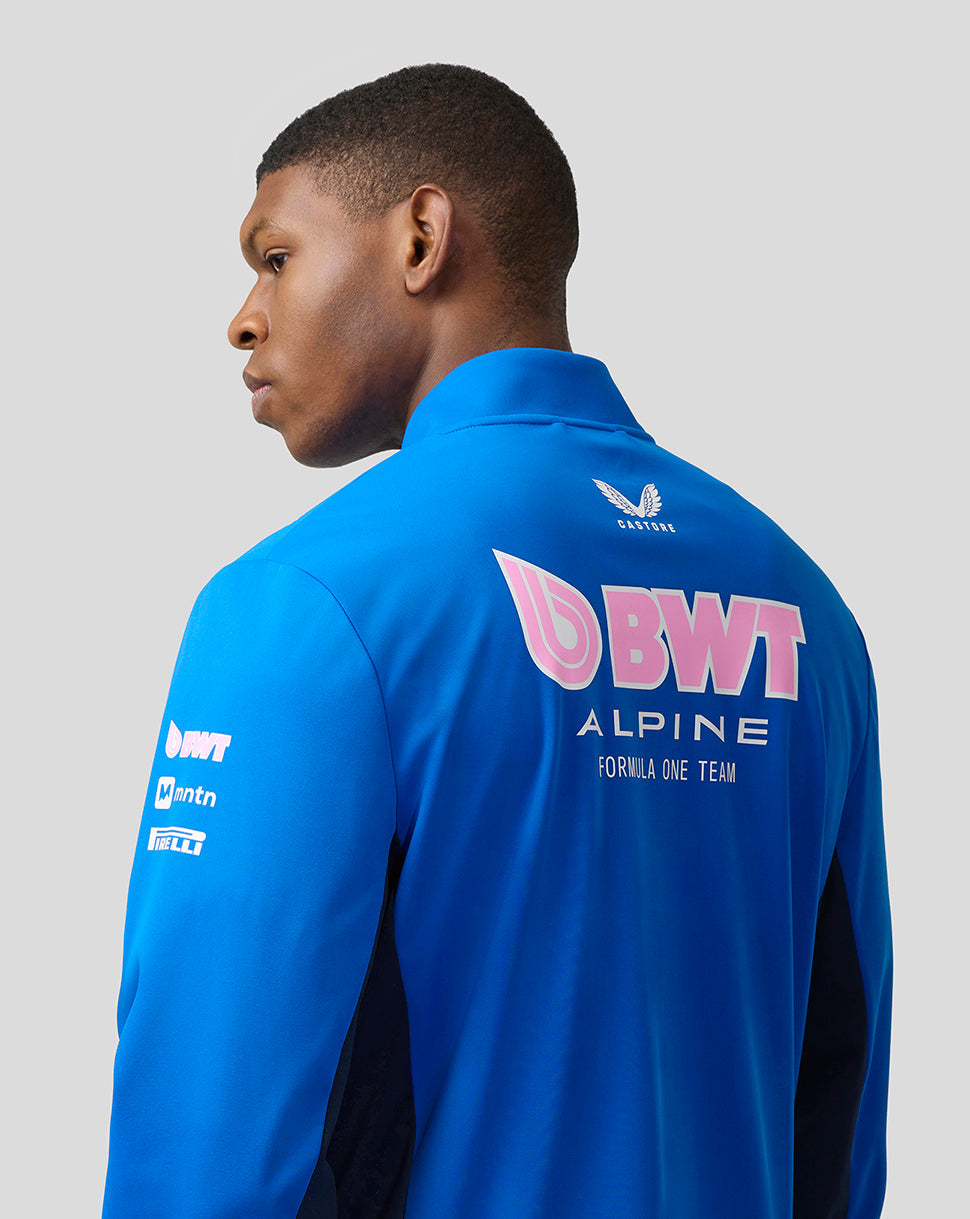 Bwt Alpine Formula One Team’s Official Unisex Soft Shell Jacket - Lapis Blue