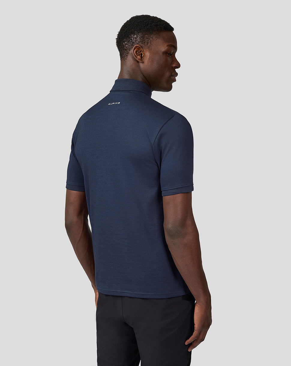 Alpine Unisex Core essentials Polo Shirt - Black Iris