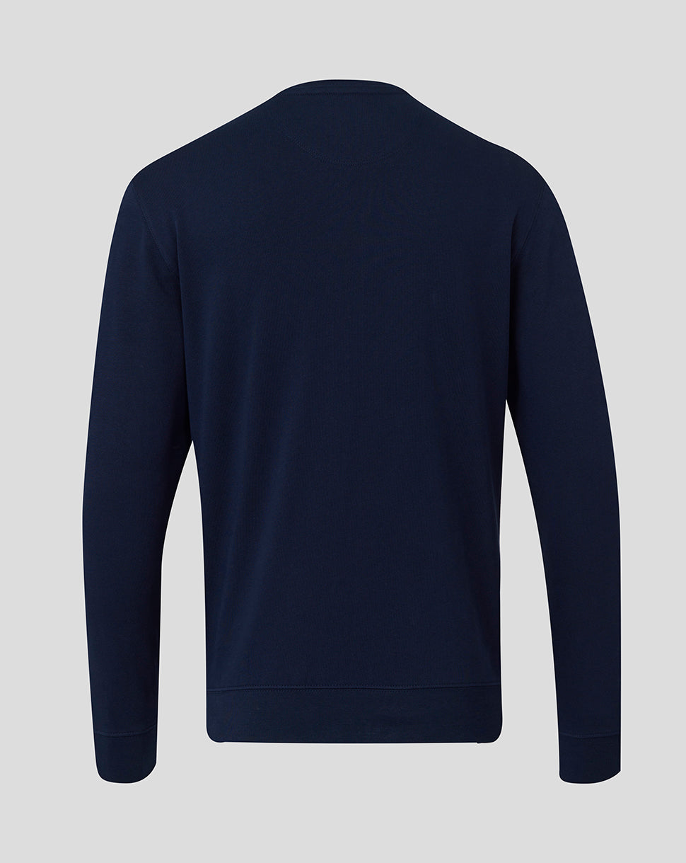 Bath Rugby Unisex Varsity Crew Sweatshirt - French Navy