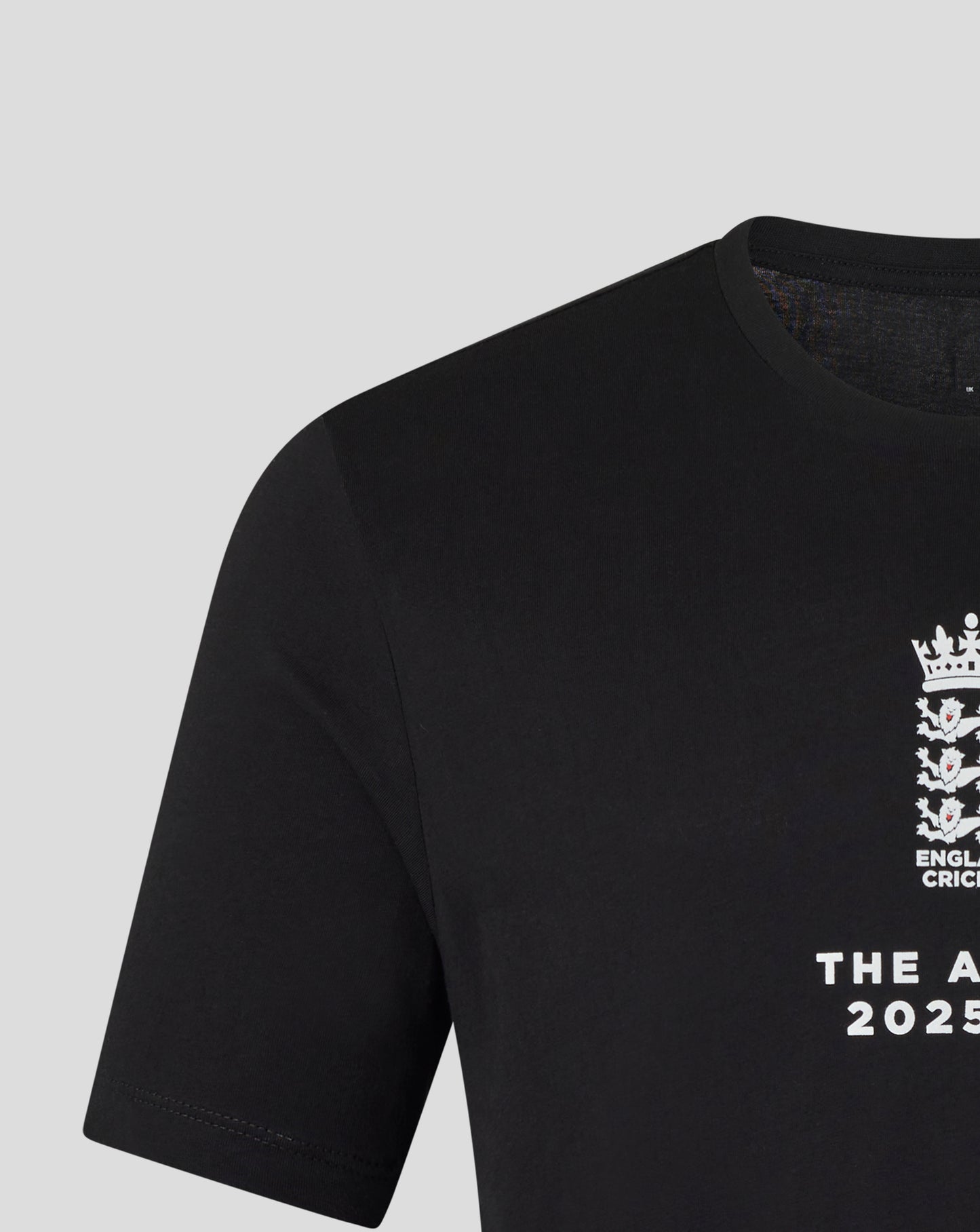 England Cricket Unisex 25/26 Essentials Ashes T-Shirt - Black