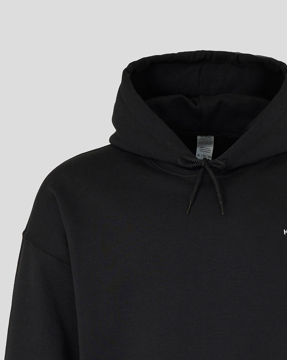 Harlequins Unisex 25/26 Nunquam Dormio Hoodie - Black