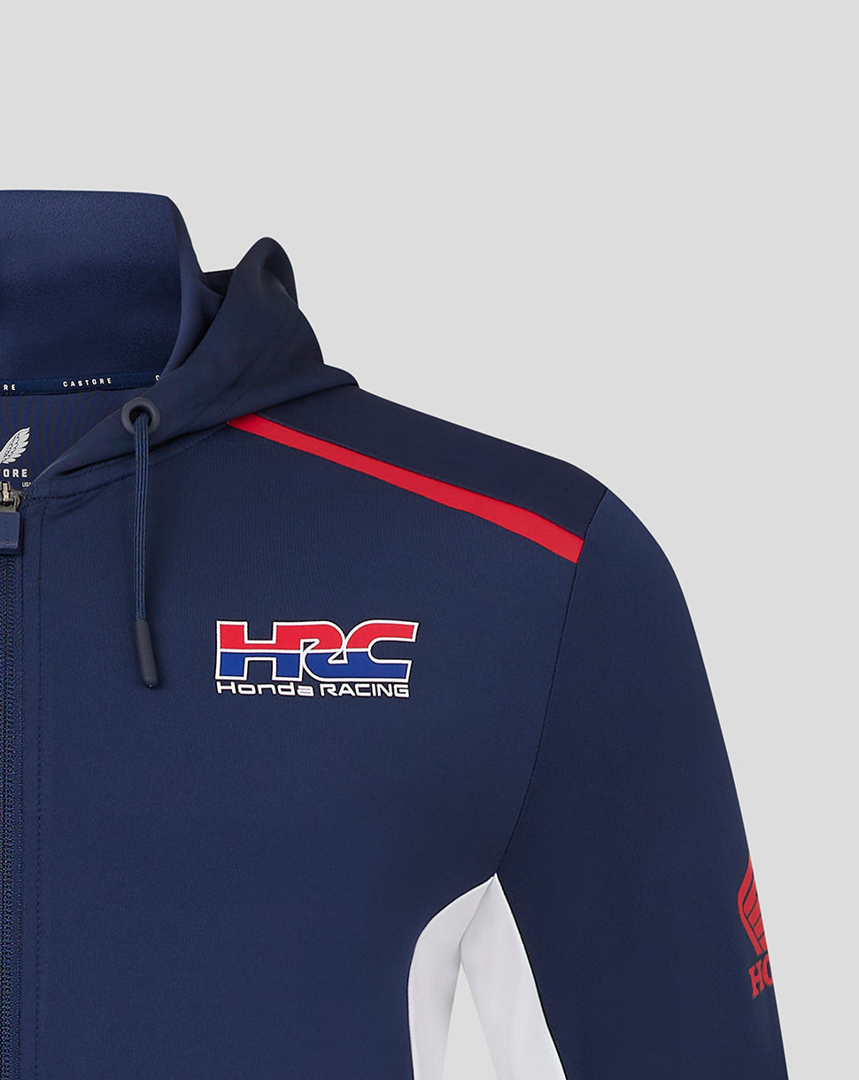 Unisex Honda Hrc Zip Up Hoodie - Black Iris
