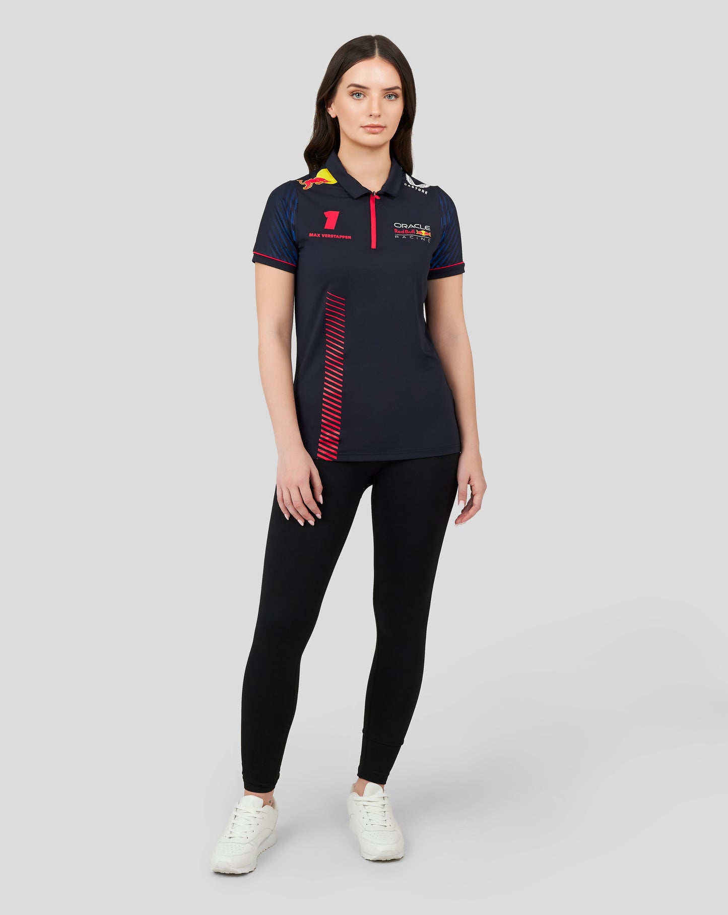 Oracle Red Bull Racing Womens ss Polo Shirt Driver Max Verstappen - Night Sky