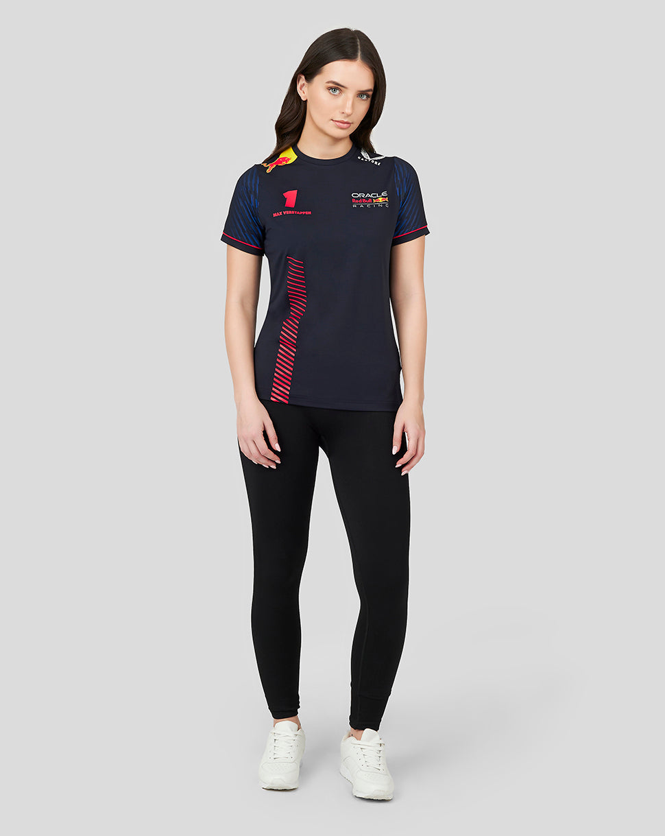 Oracle Red Bull Racing Womens T-Shirt Driver Max Verstappen - Night Sky