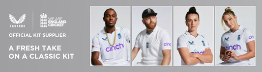 England Cricket team in new Castore kit