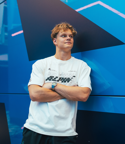 BWT Alpine Formula 1 Team Silverstone Oversized Unisex T-Shirt - Egret