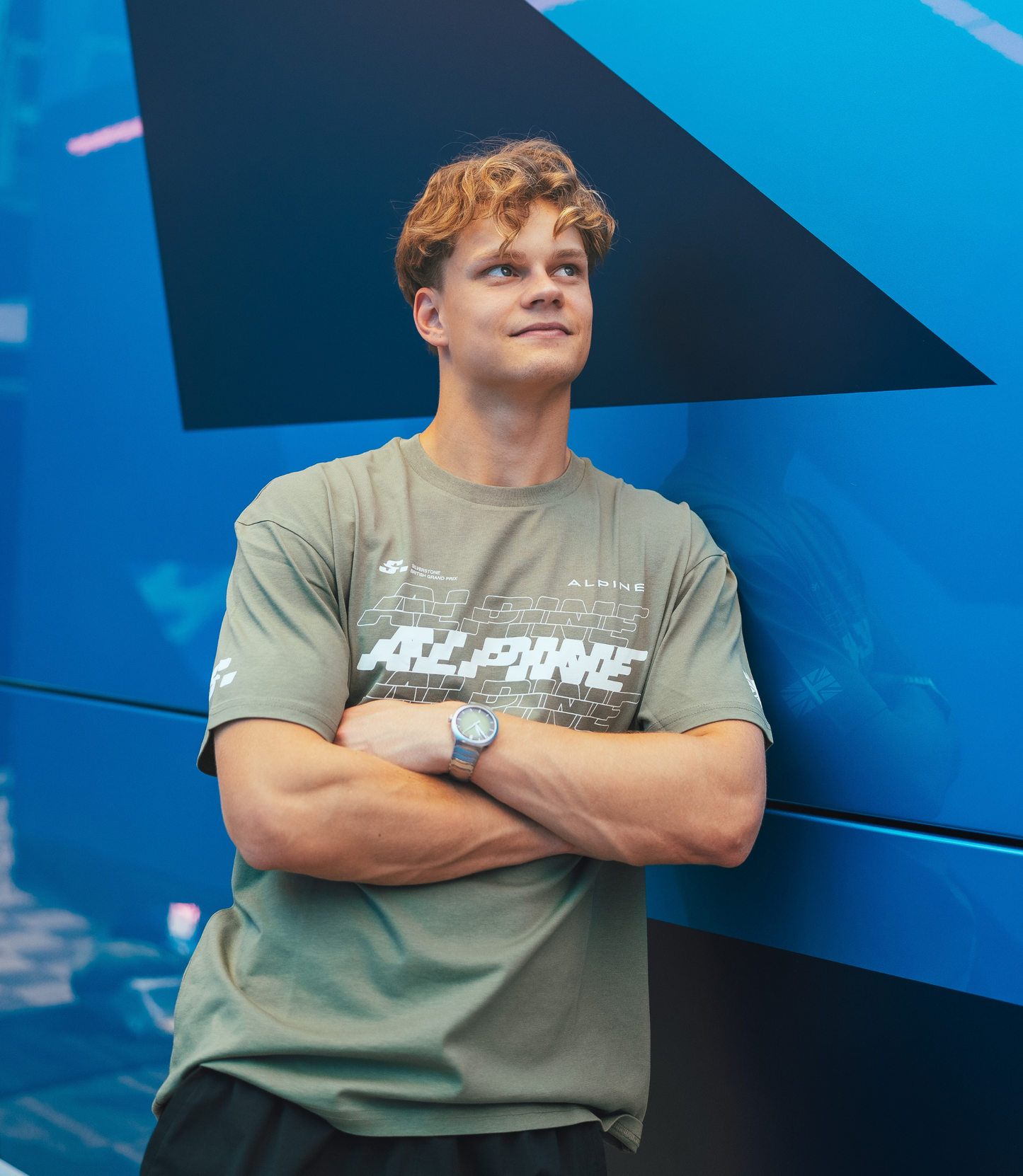 BWT Alpine Formula 1 Team Silverstone Oversized T-Shirt - Green