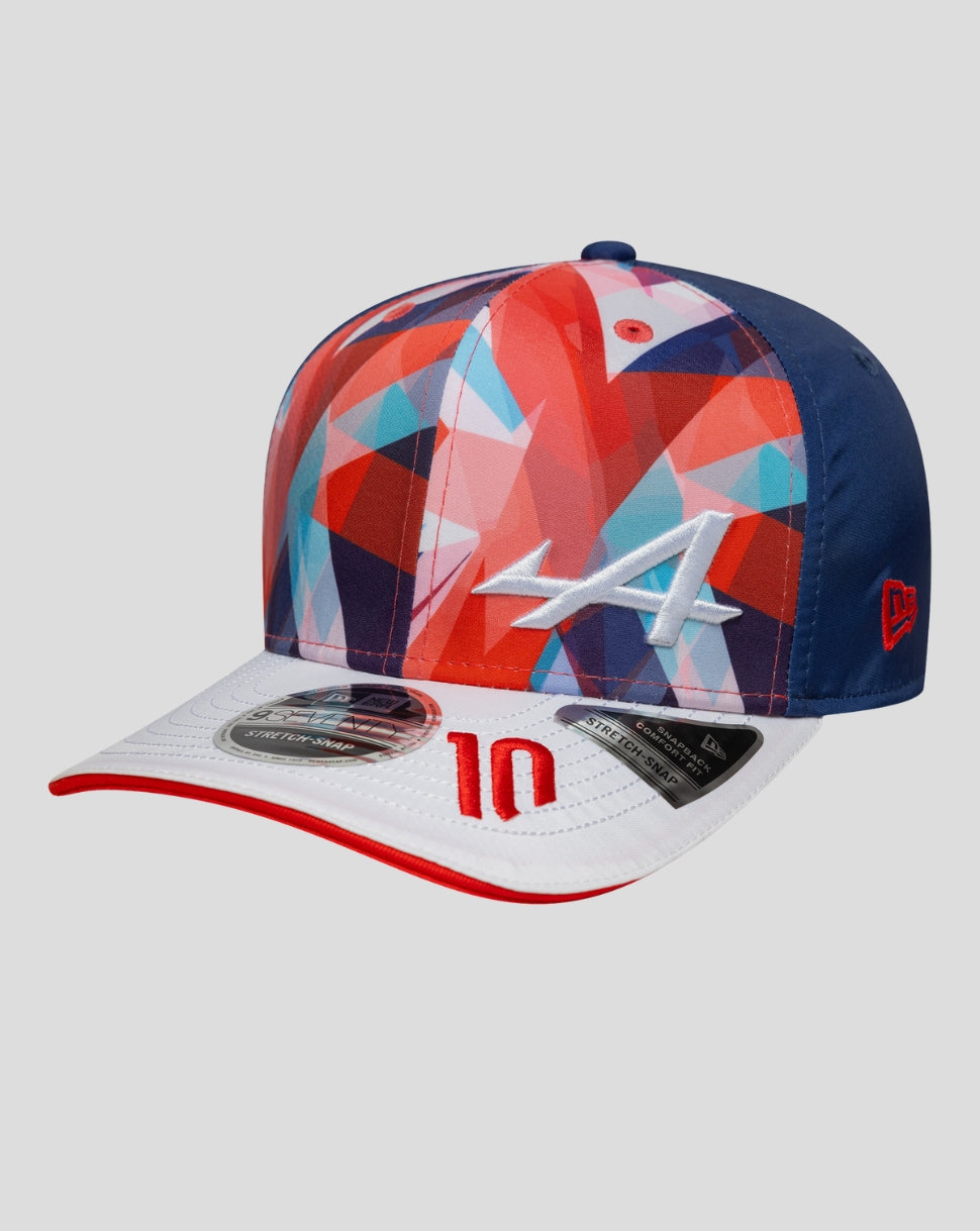 New Era Alpine Silverstone Pierre Gasly 9Seventy® Stretch Snap Cap - White