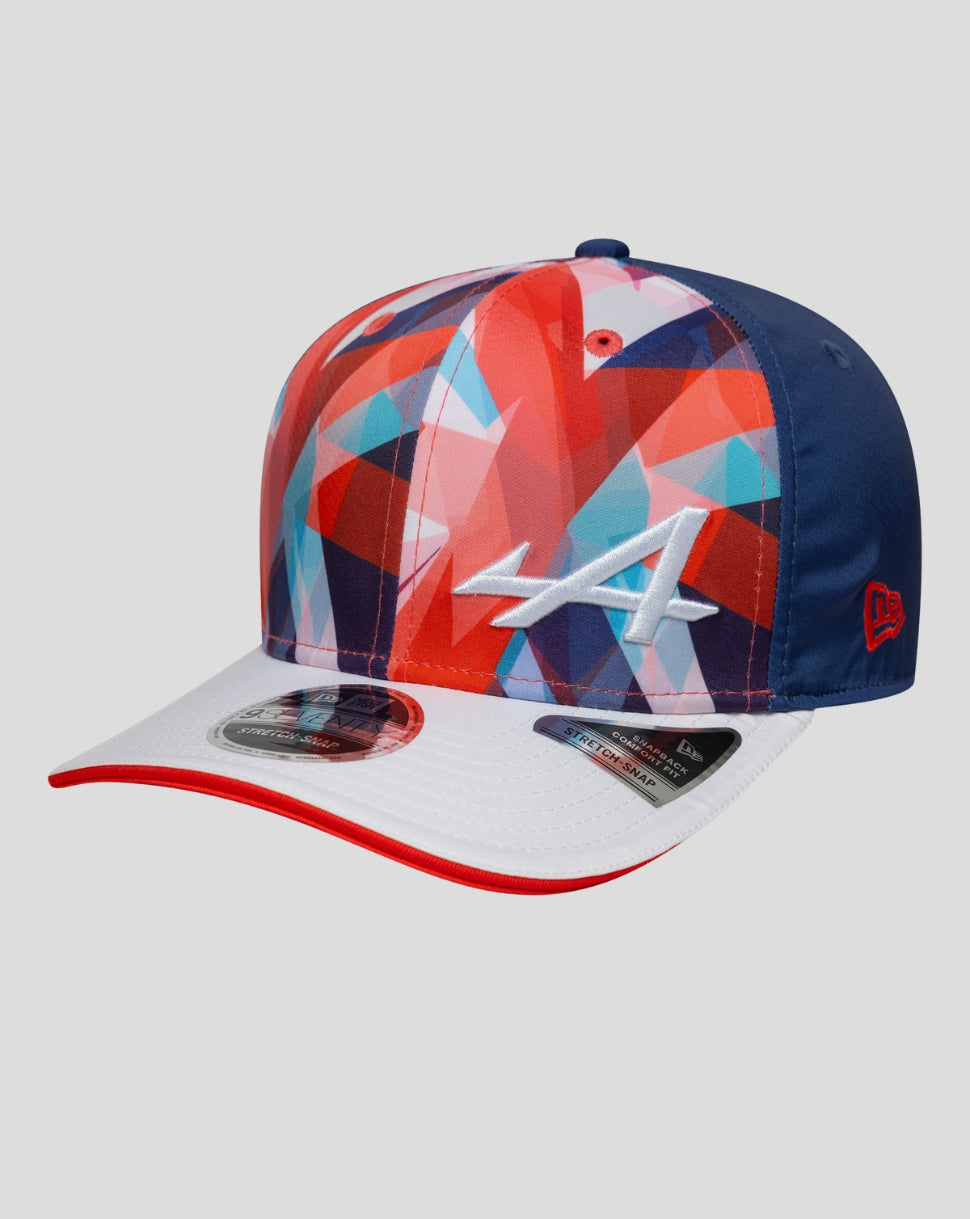Gorra Silverstone 9Seventy® Stretch Snap New Era Alpine – Blanco - Blanco