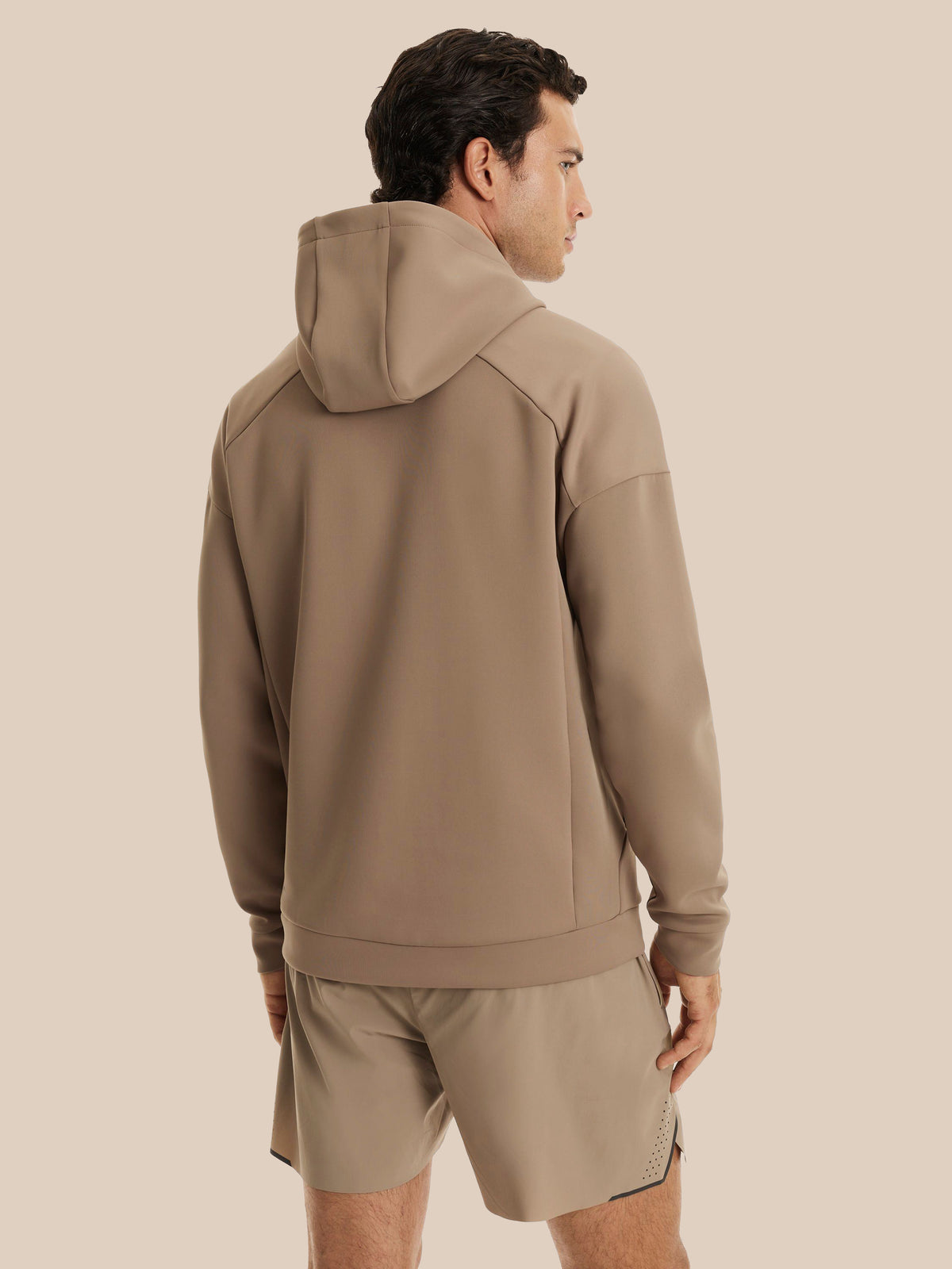 Herren Reiss x Castore Flex Hoodie - Dustwood - Beige