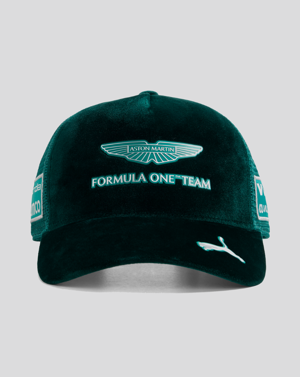 Aston Martin Unisex Teamwear Silverstone UK Cap – Grün - Grün