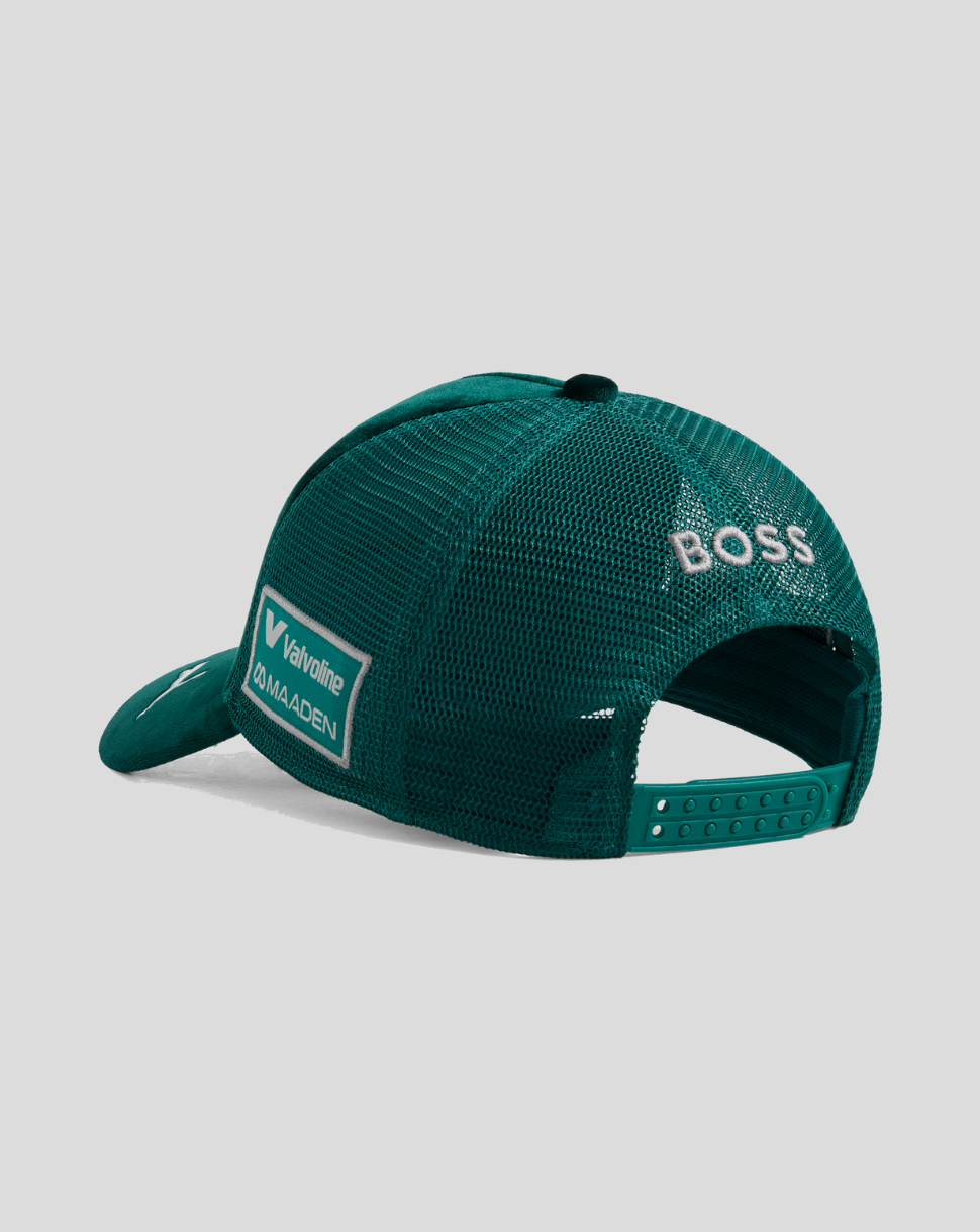 Aston Martin Unisex Teamwear Silverstone UK Cap – Grün - Grün