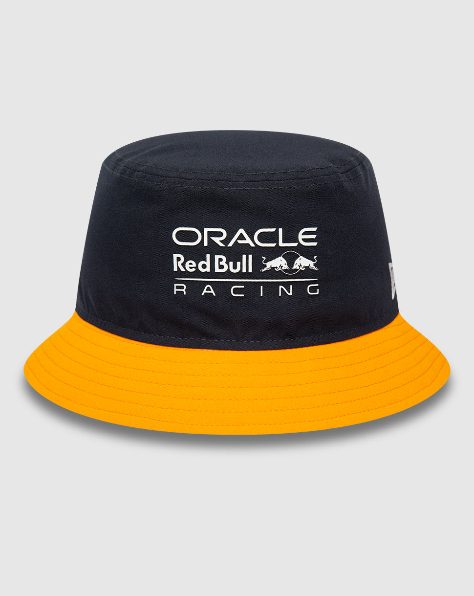 Rot Bull Racing Repreve Bucket Hat - Schwarz/Orange