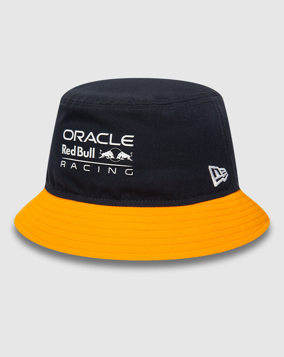 Rot Bull Racing Repreve Bucket Hat - Schwarz/Orange