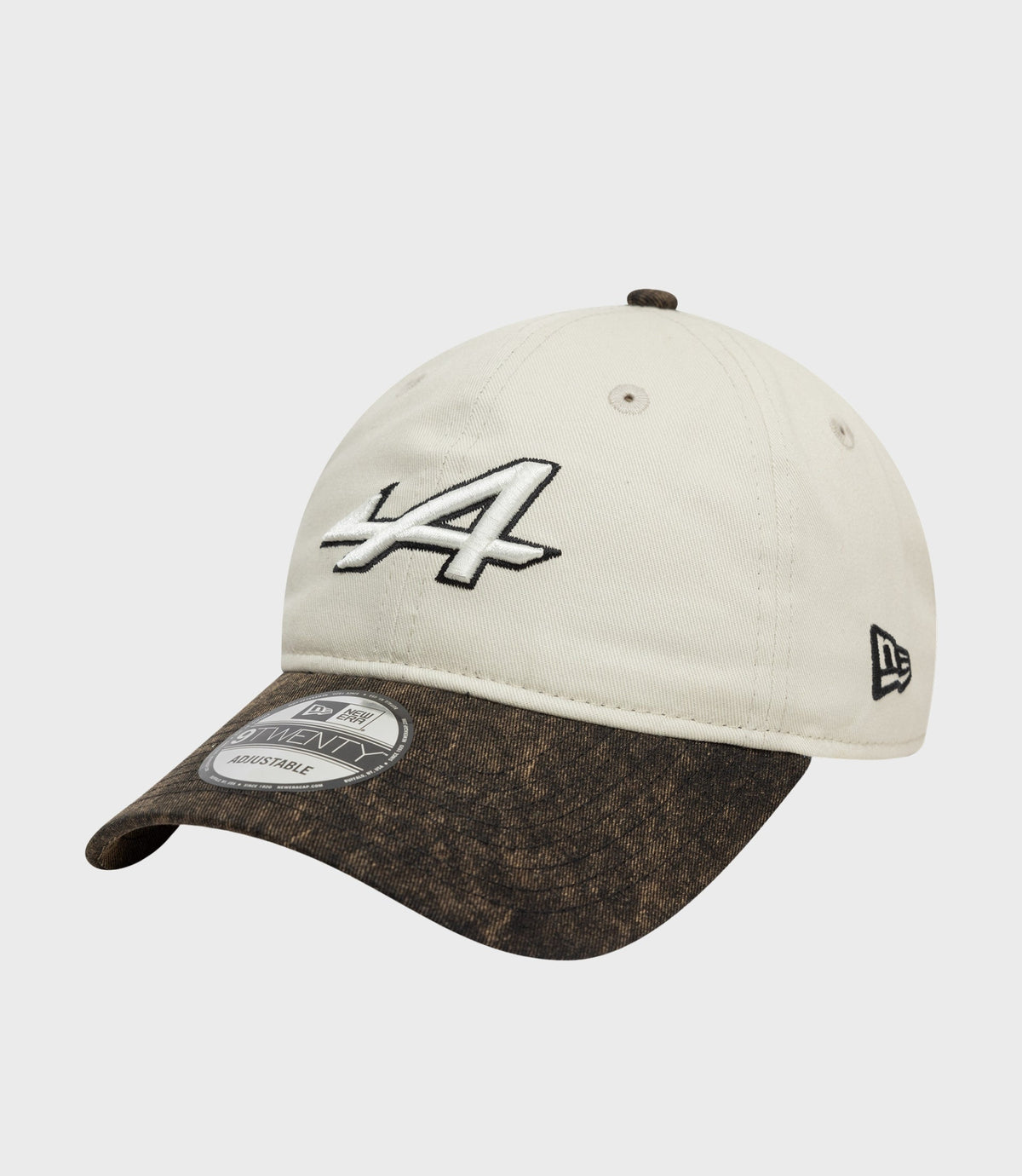 New Era Alpine Gorra «9Twenty®» con acabado «Acid Wash» - Blanca - Blanco