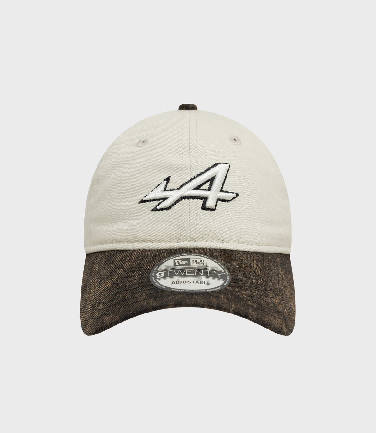 New Era Alpine Gorra «9Twenty®» con acabado «Acid Wash» - Blanca - Blanco