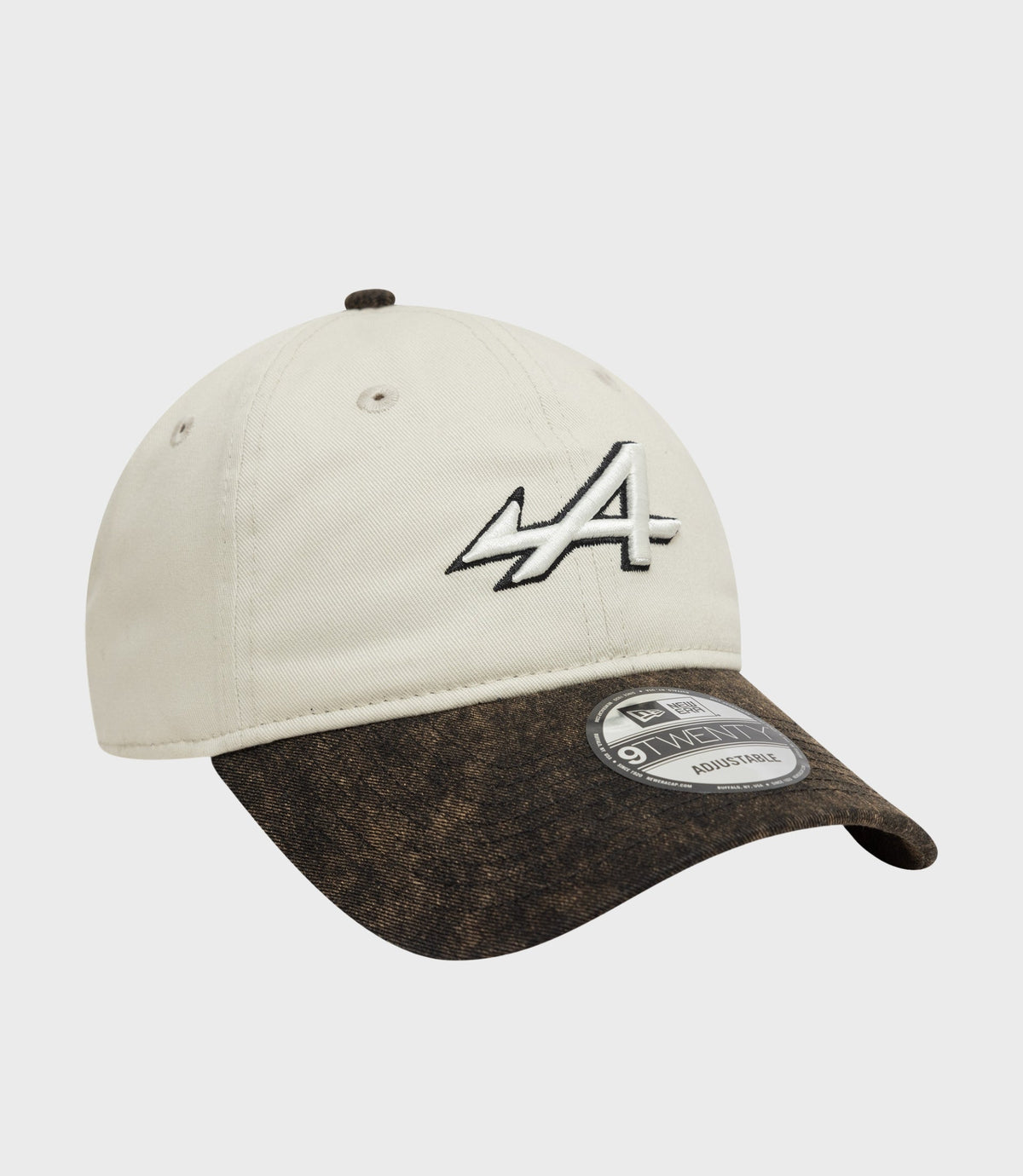 New Era Alpine Gorra «9Twenty®» con acabado «Acid Wash» - Blanca - Blanco