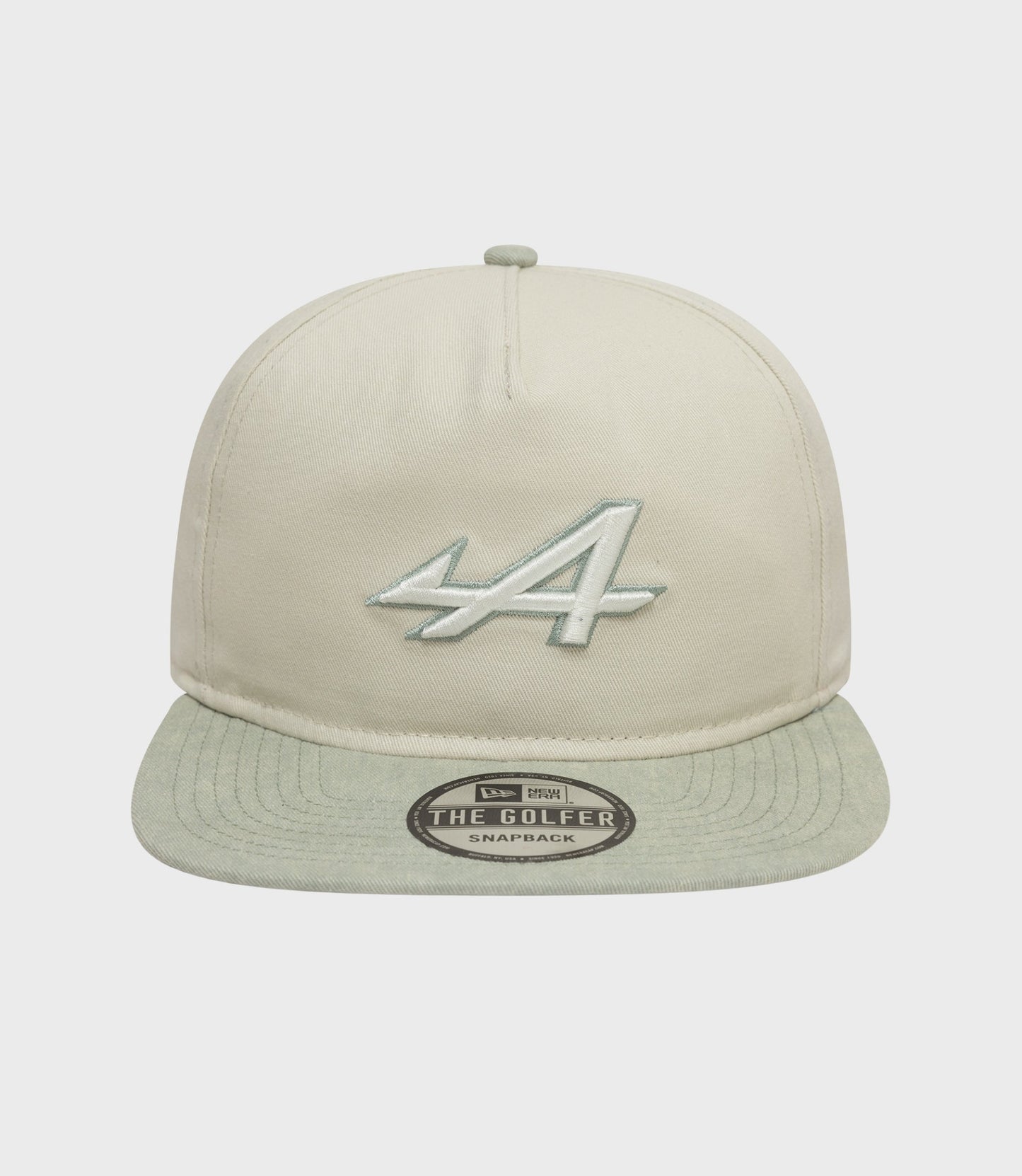 New Era Alpine Acid Wash Golfer Cap - White