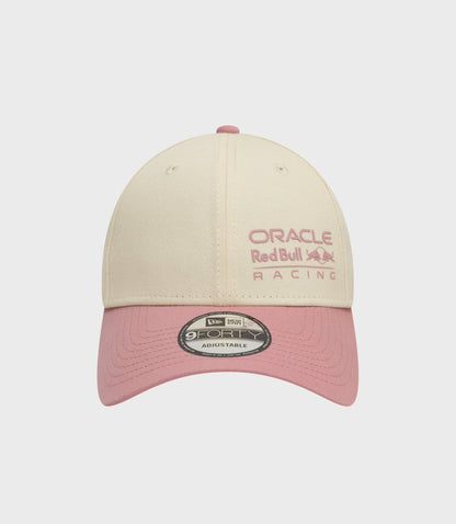New Era X Oracle Red Bull Racing Contrast 9Forty® Cap - Light Beige