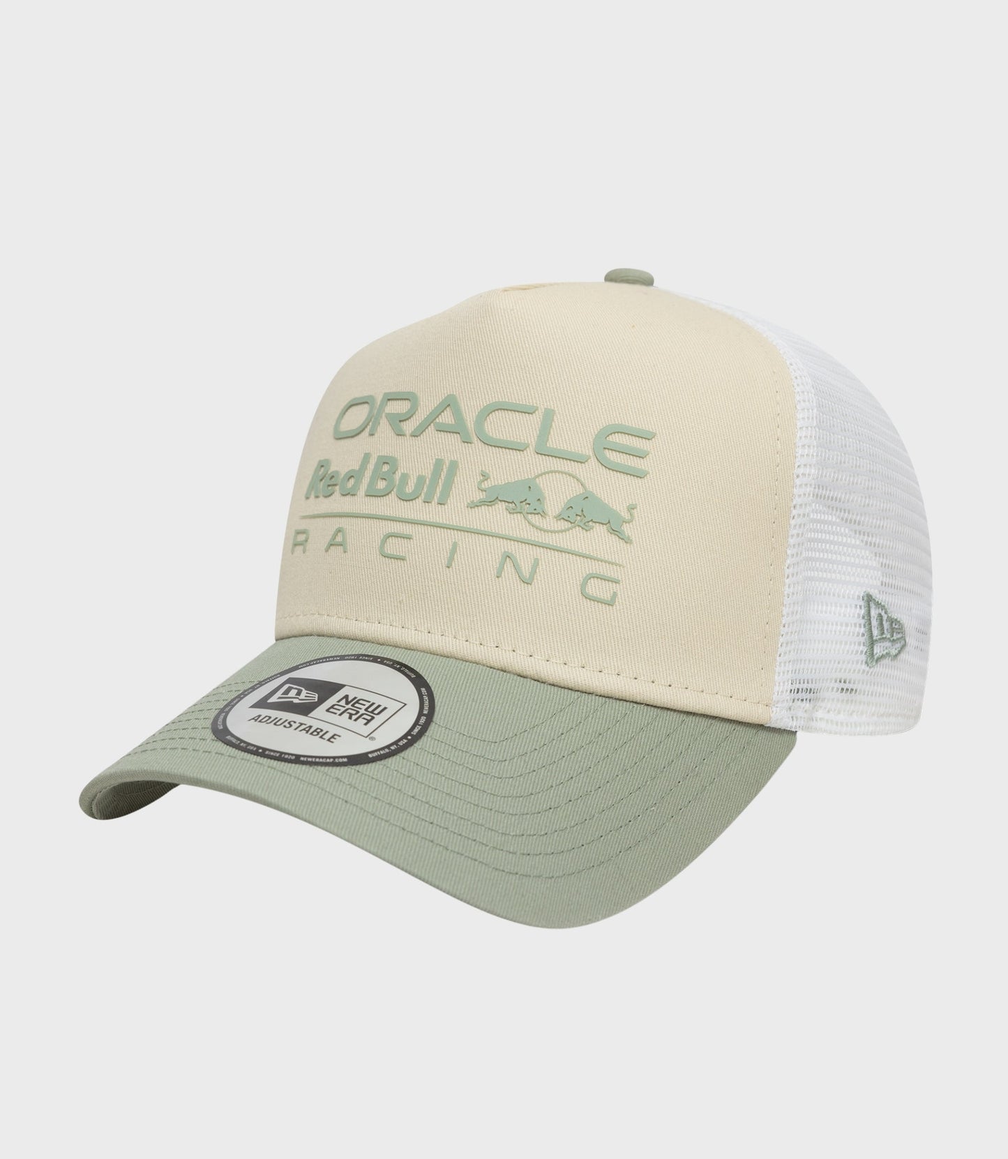 New Era X Oracle Red Bull Racing Seasonal 9Forty Cap® E-Frame Trucker Cap - Light Beige