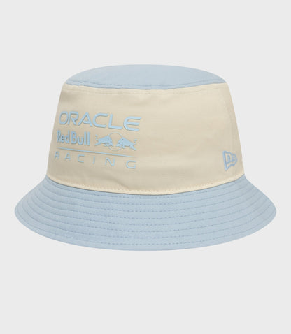 New Era X Oracle Red Bull Racing Contrast Tapered Bucket Hat - Light Beige