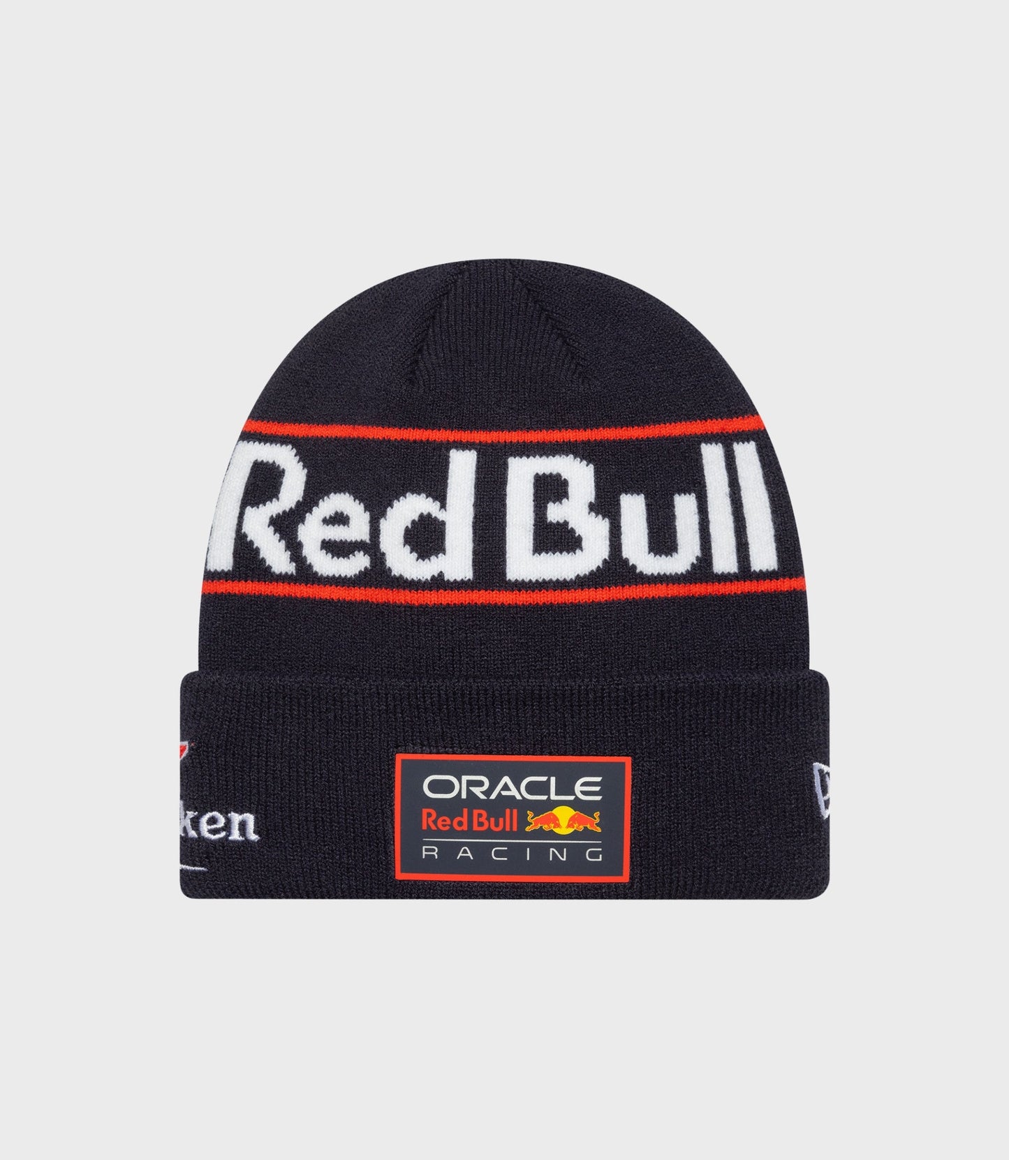 New Era X Oracle Red Bull Racing Junior Teamline Max Verstappen Cuff Knitted Beanie - Dark Blue